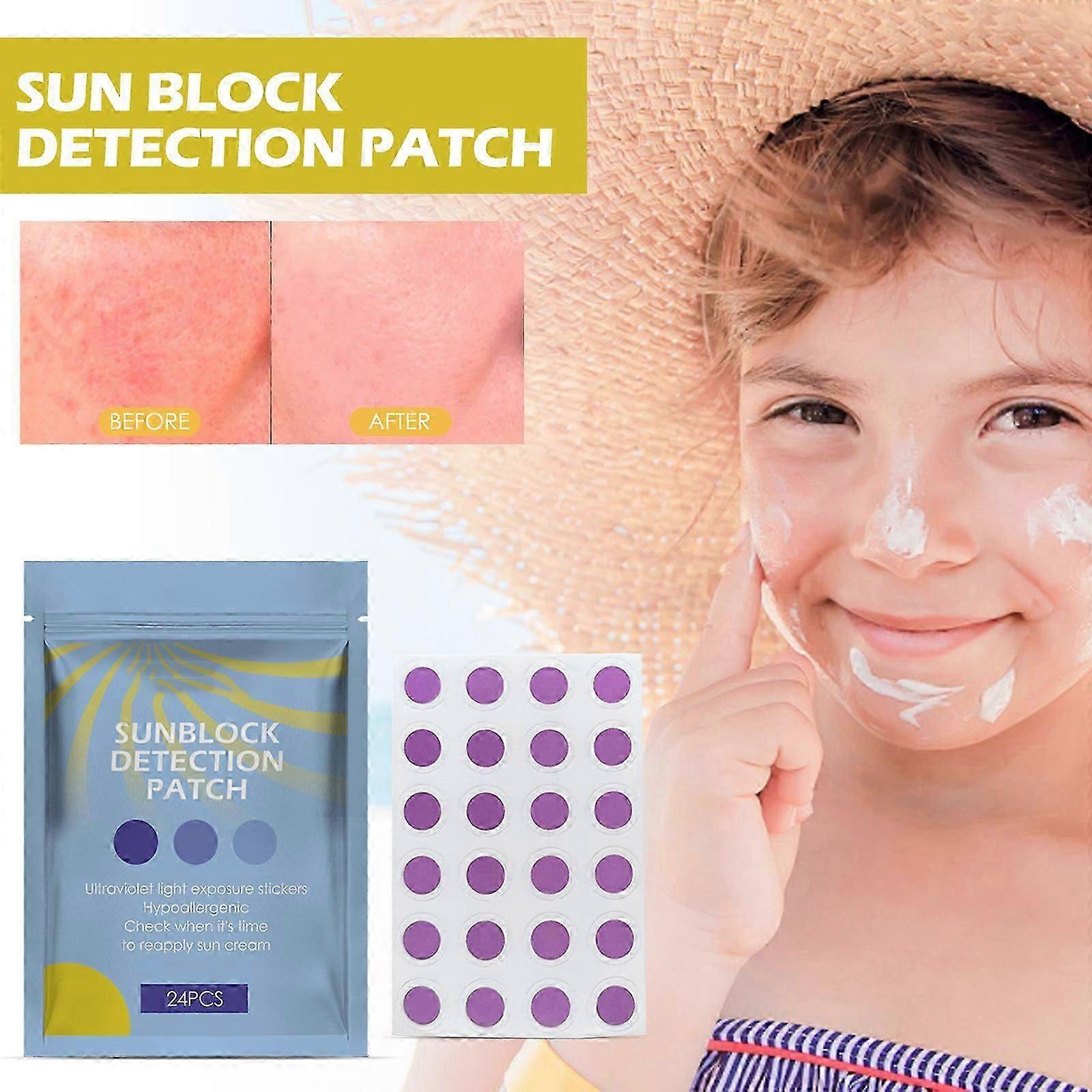 high qualityUV Stickers for Sunscreen, UV Detection Stickers, Know When to re-Apply Sunscreen, UV Stickers Safe for Kids Age 3+