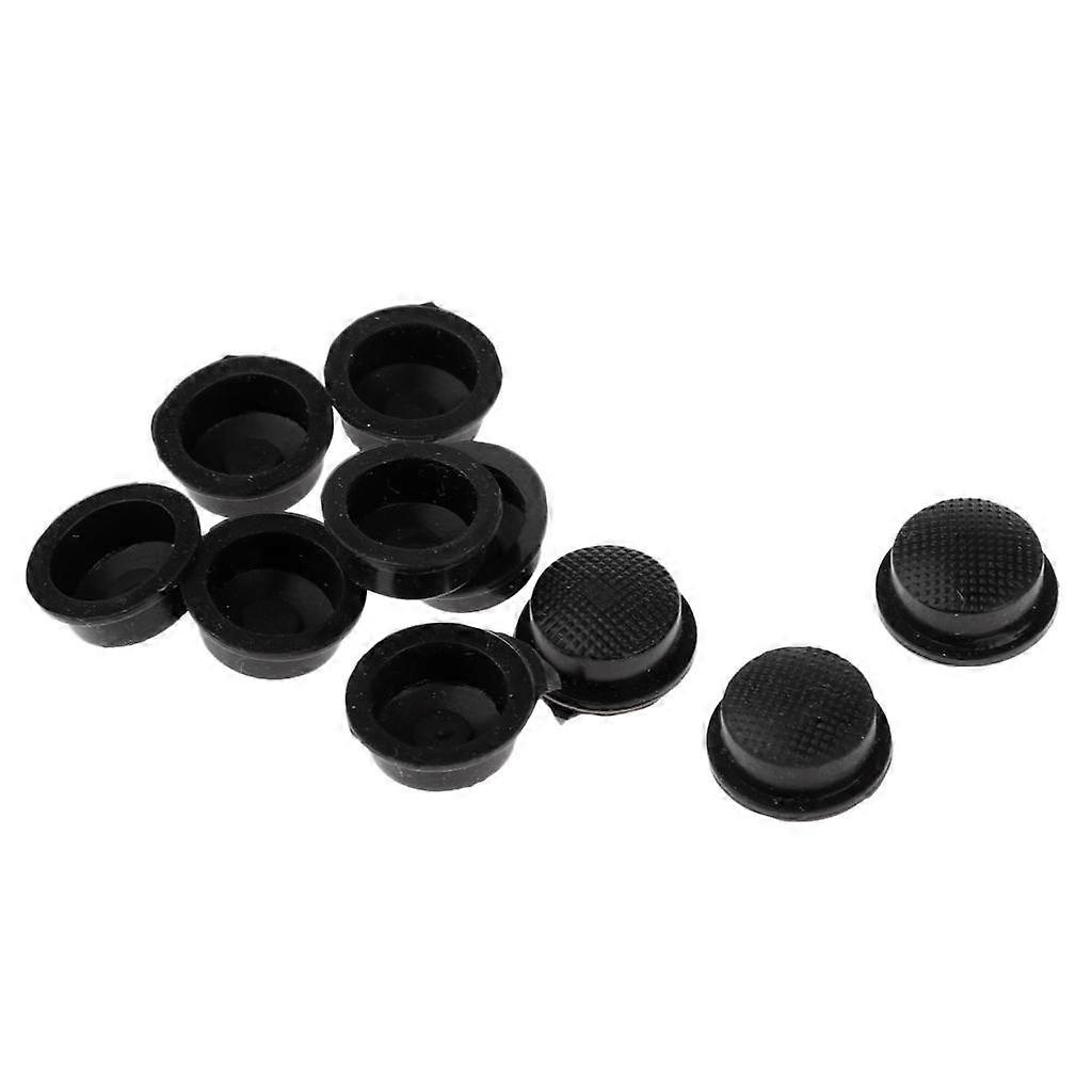 10 Packs 18650 LED Flashlight Torch Lamp Tail Switch Button Covers -