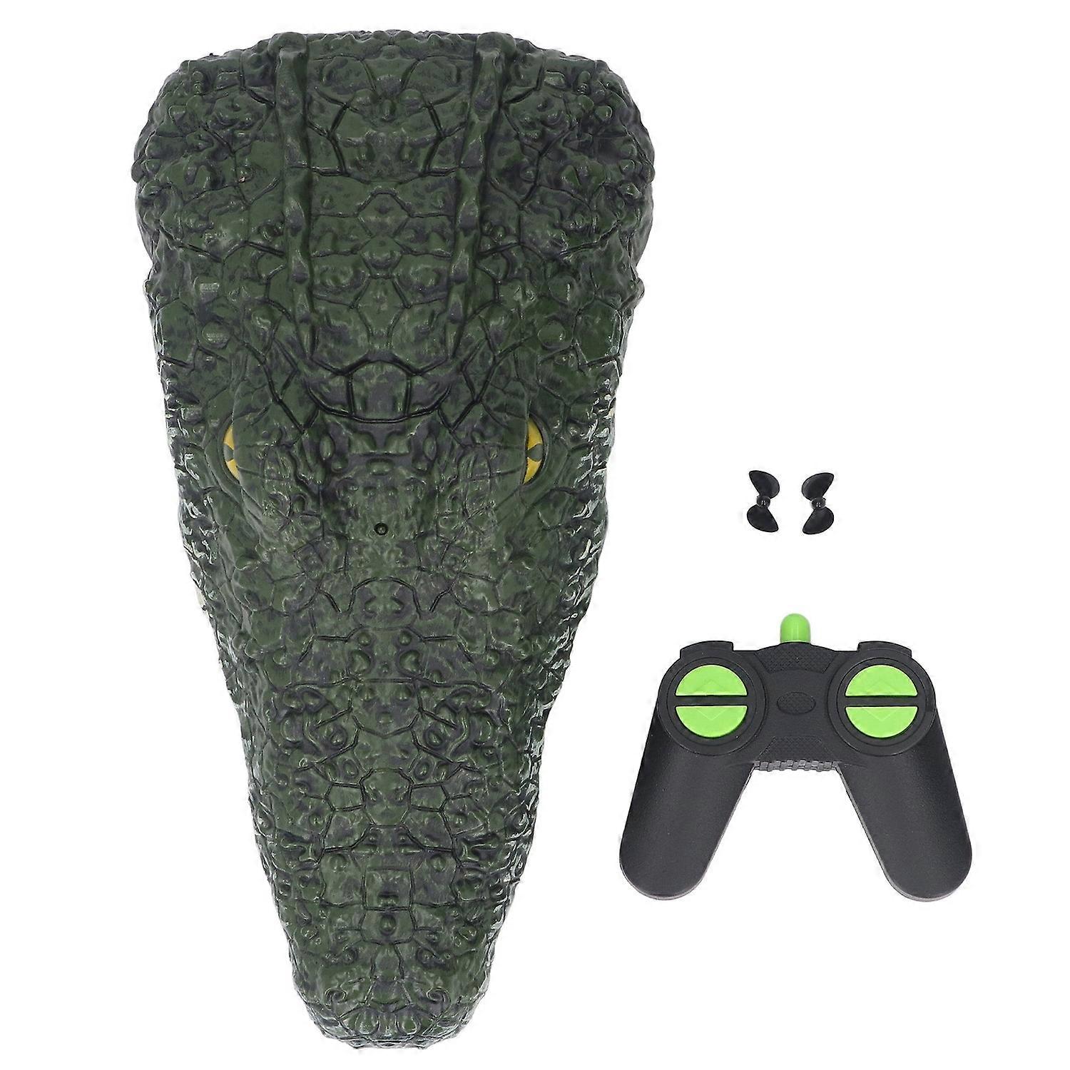 2.4 GHz Remote Control Gator Head High Speed High Simulation 4 Channels Pond Floating Gator Head for