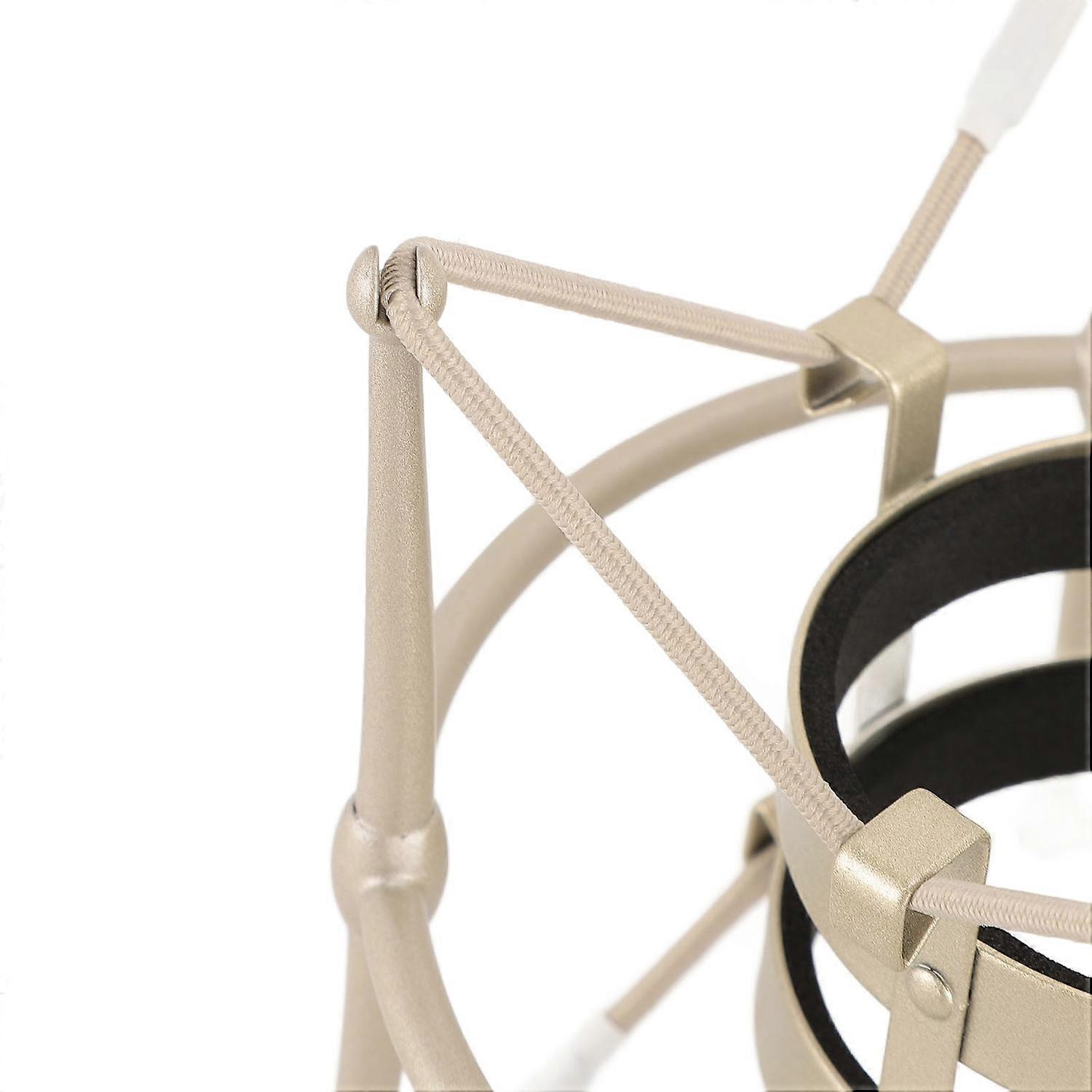 60 Mm U47 Shock Mount Gold Metall 60 Mm U47 Gold Metall Shock Mount Mikrofone Shock Mount 60 Mm Hohe Isolation Mikrofon Clip Halter Halterung Mikrofon Vibration Shock Mount Für