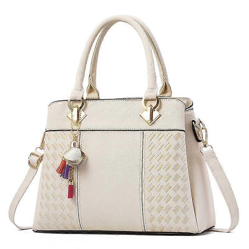 حقيبة كتف نسائية متقاطعة من جلد البولي يوريثان حقائب يد صغيرة حقيبة متعددة الجيوب حقيبة شرابة Messanger للسيدات والبنات -9