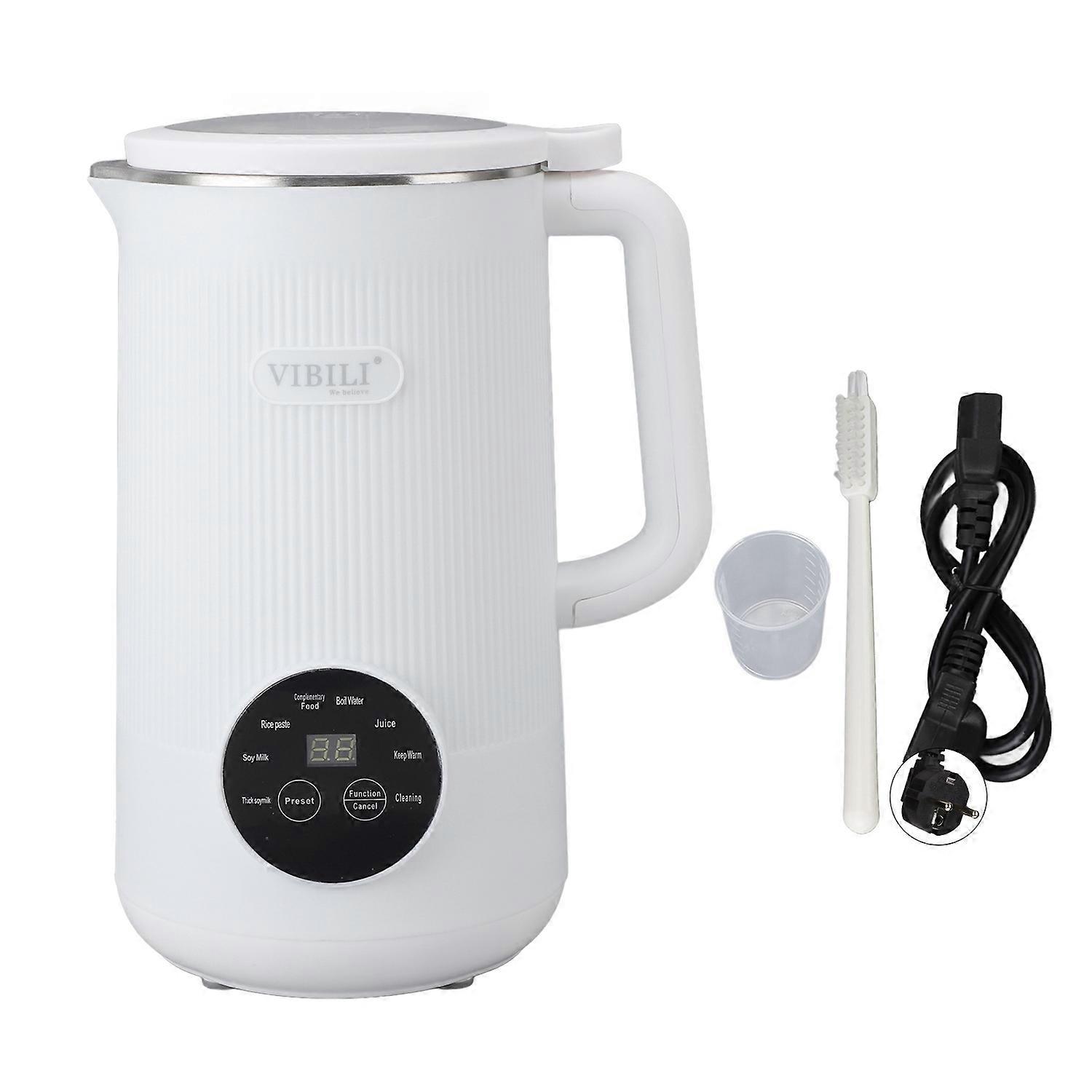 1L Nut Milk Maker Intelligent Touch Control 10 Stainless Steel Blades Soybean Milk Machine Easy Main