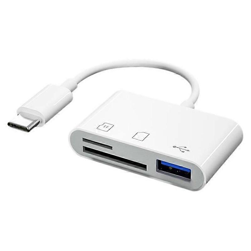 USB C TF SD Card Reader SD-to-USB C Adapter C to Slot
