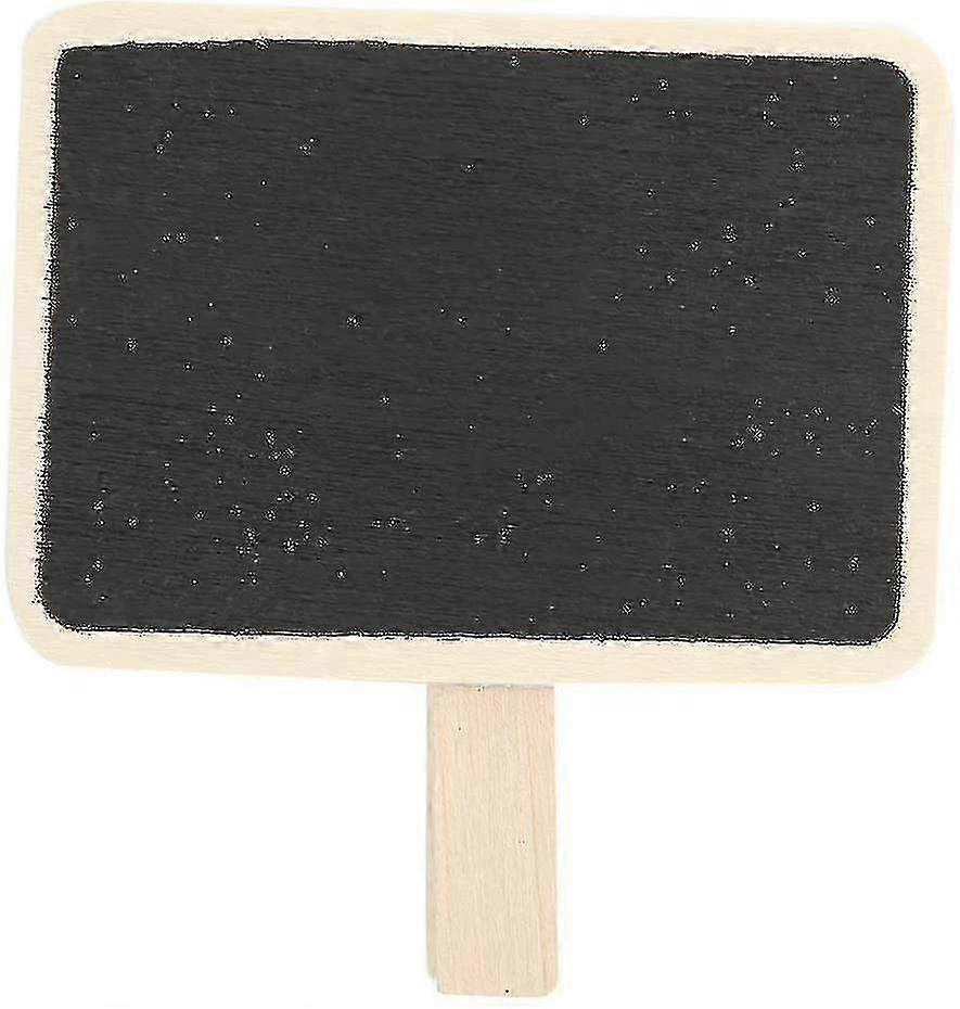 50pcs Mini Chalkboard Signs Labels Clips For Plant Marking Home Office Message-