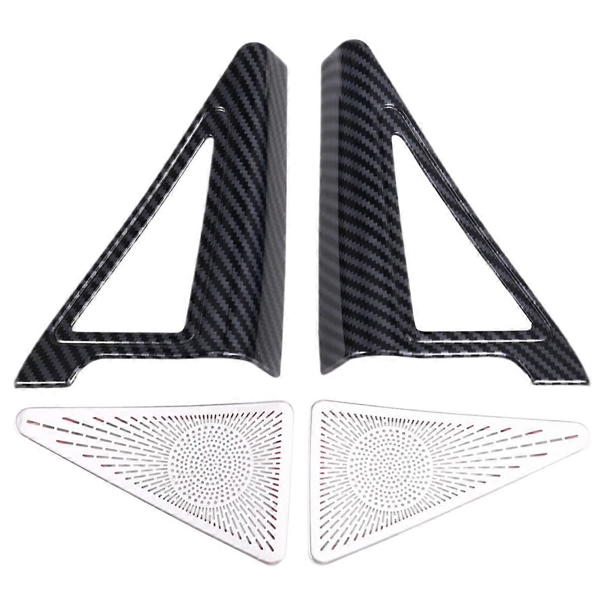 Car Door Panel Loudspeaker Pad Speaker Cover Trim Frame Sticker Fit for 11th Gen 2022 2023 2024