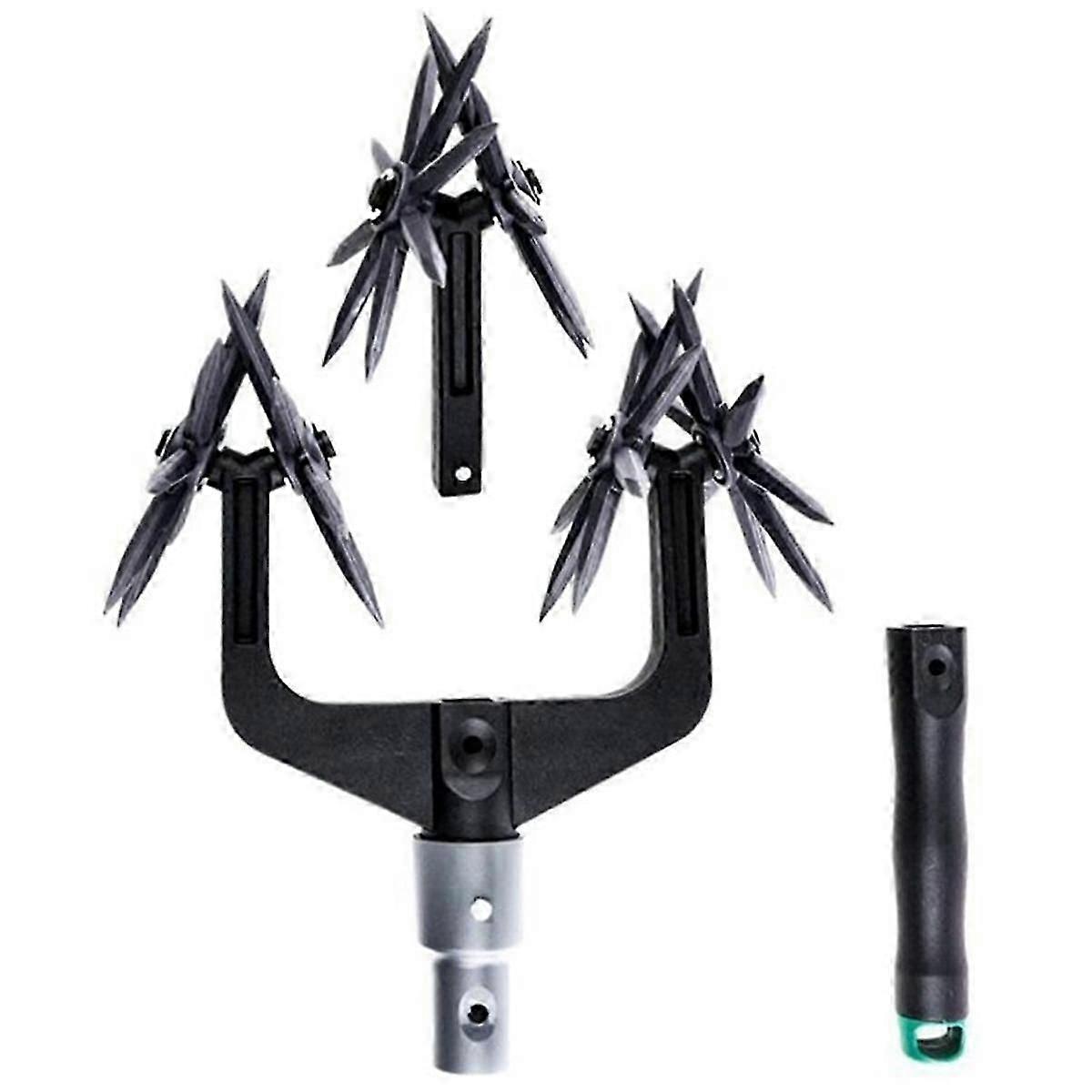 Rotary Tiller Set, Garden Rotary Tiller Handheld Garden Cultivator Switch, Soil Tilt Tool for Resee