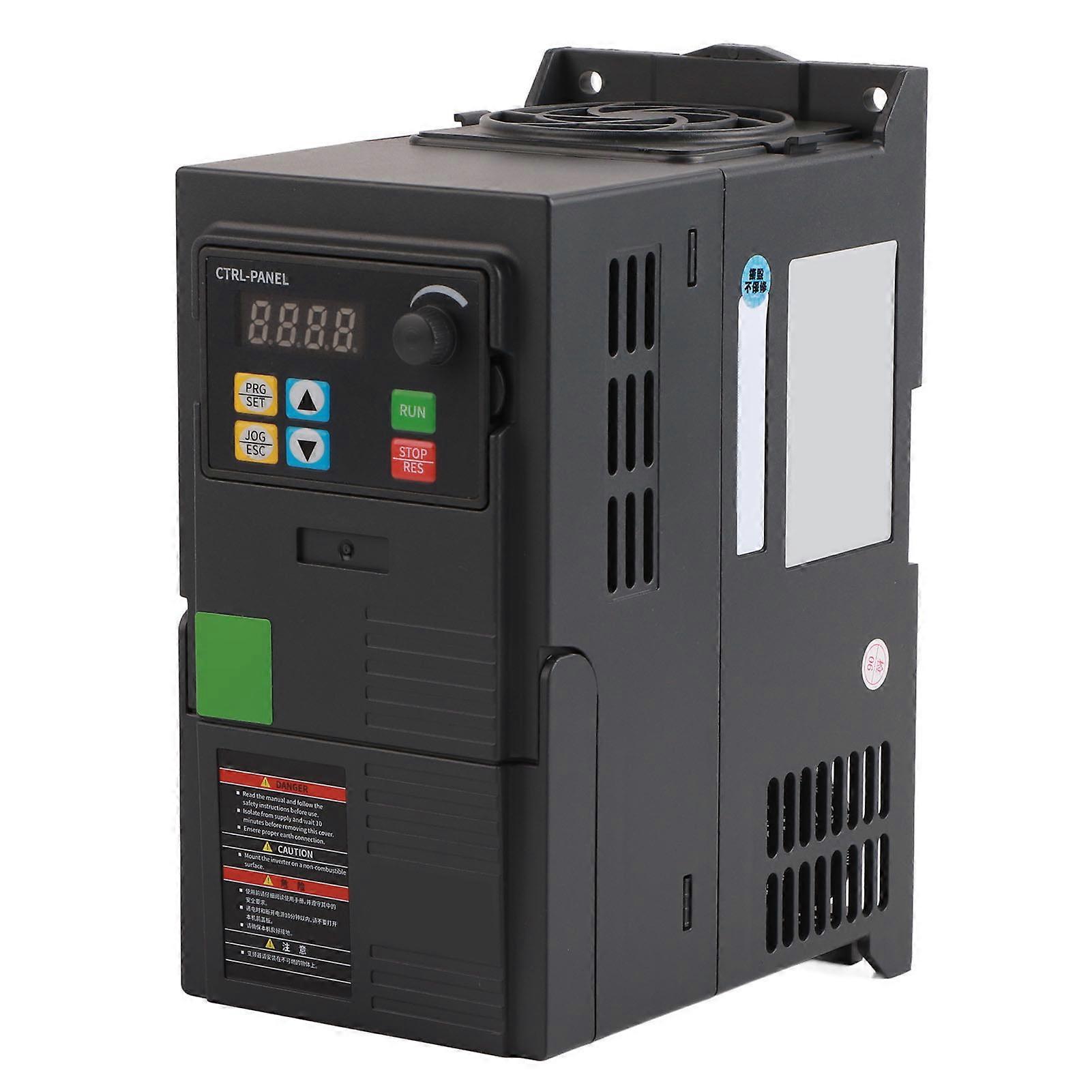 Variable Frequency Inverter Drive Single 220‑240V Input 3 Phase 0‑240V Output Vector Converter 1.5KW