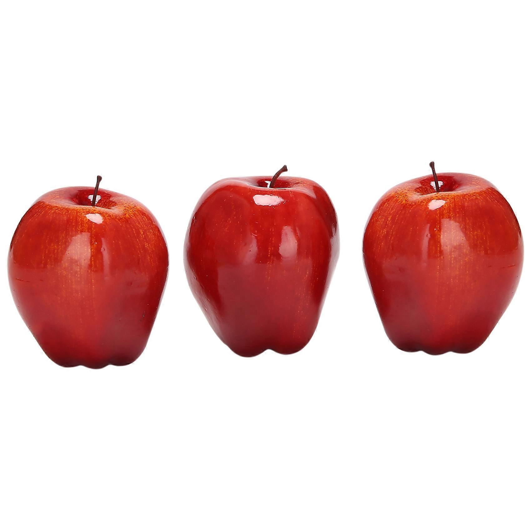 12Pcs Artificial Red Delicious Fruit for Kitchen Home Decor