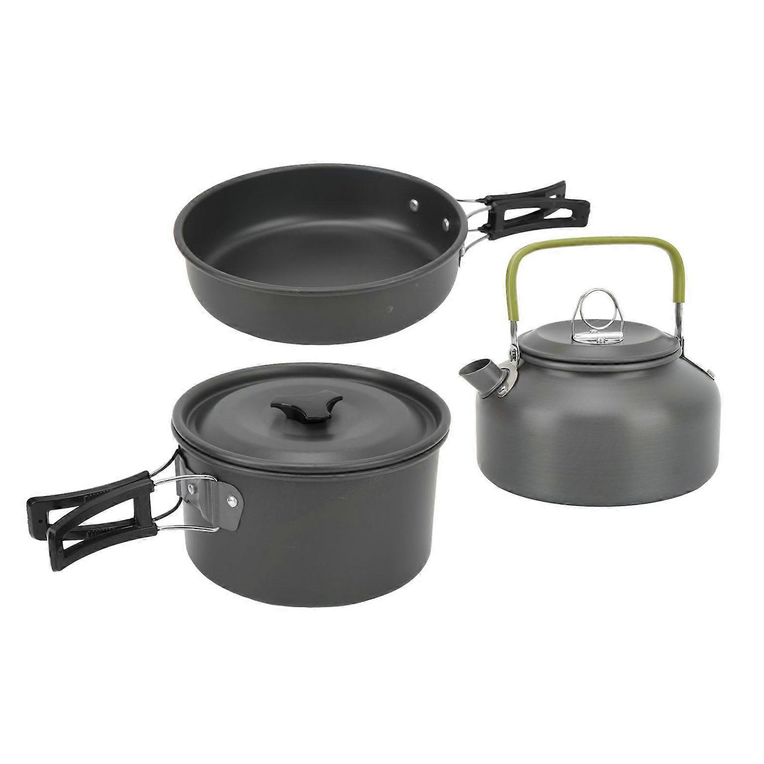 Portable Outdoor Camping Cookware Set - Complete Mess Kit for Cooking on Your Adventures