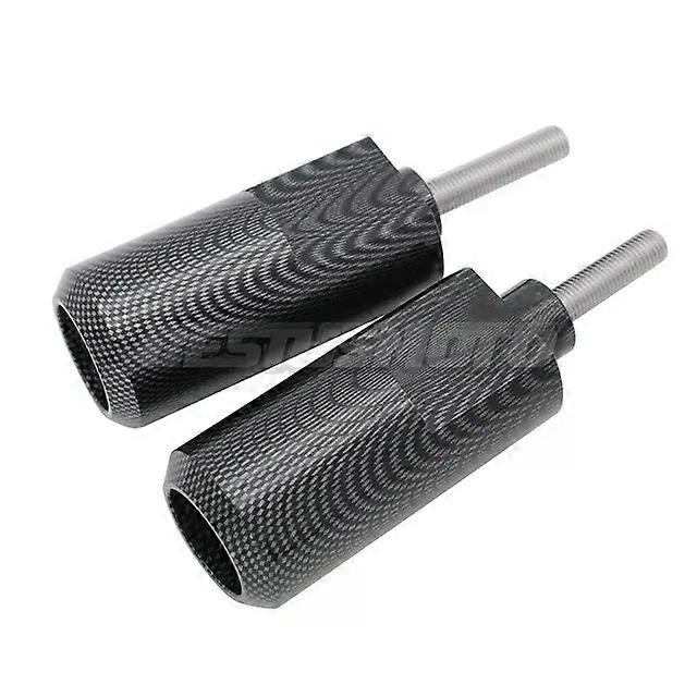Motorcycle Carbon / Black No Cut Frame Sliders Crash Falling Protector compatible for YA-MA-HA YZF R1 YZFR1 YZF-R1 2004 2005 2006