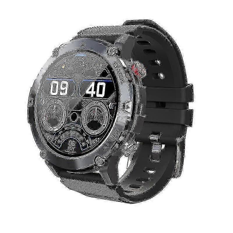 Military Smart Watch For Men, Bluetooth Smart Watch For Android And Iphone, Ip68 Waterproof Rugged O