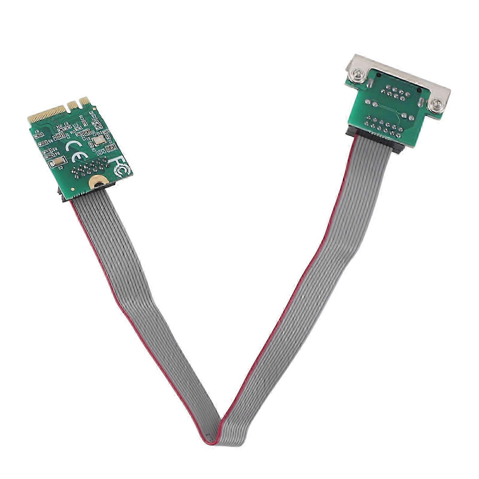 RTL8111H Gigabit Ethernet Card: M.2 A+E to 10M/1G/100M Single Port RJ45 for Desktop PC