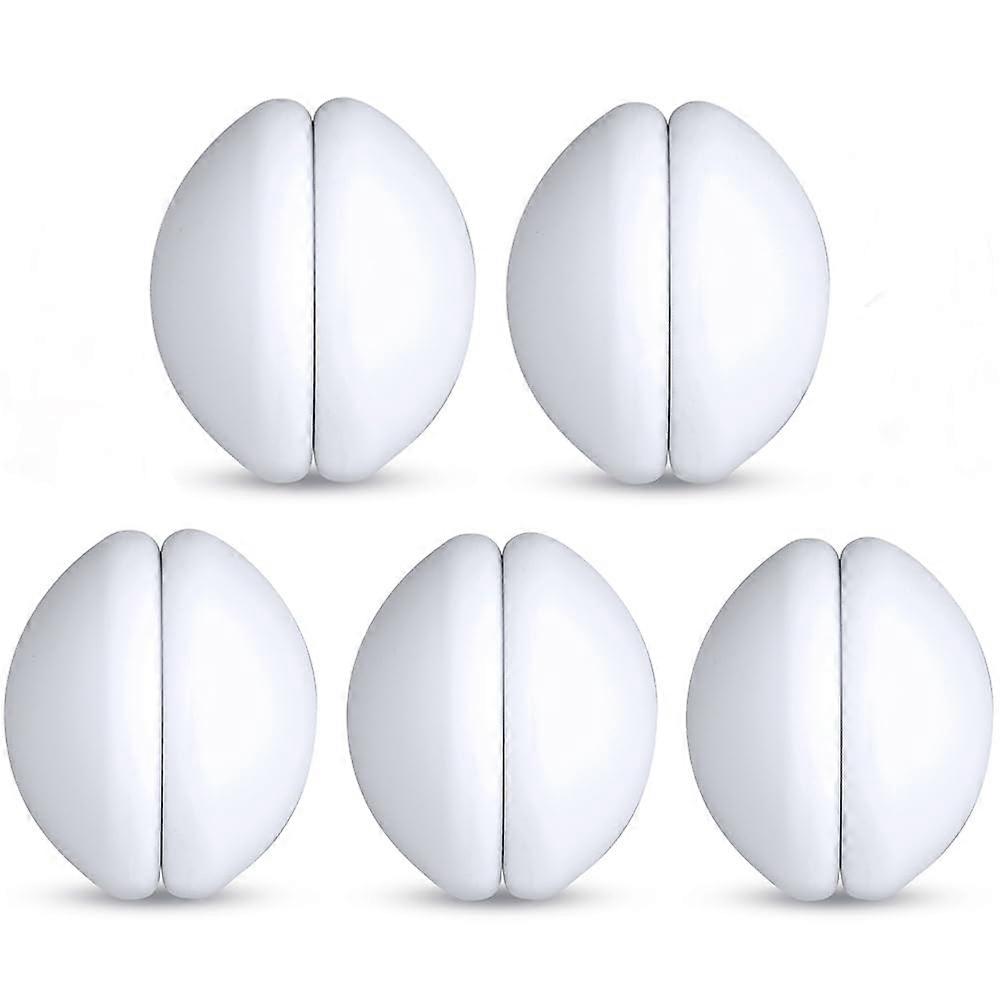 Magnetic Shower Curtain Weights 5 Pairs Heavy-Duty For Wind Prevention, Compatible With Most Shower Liners