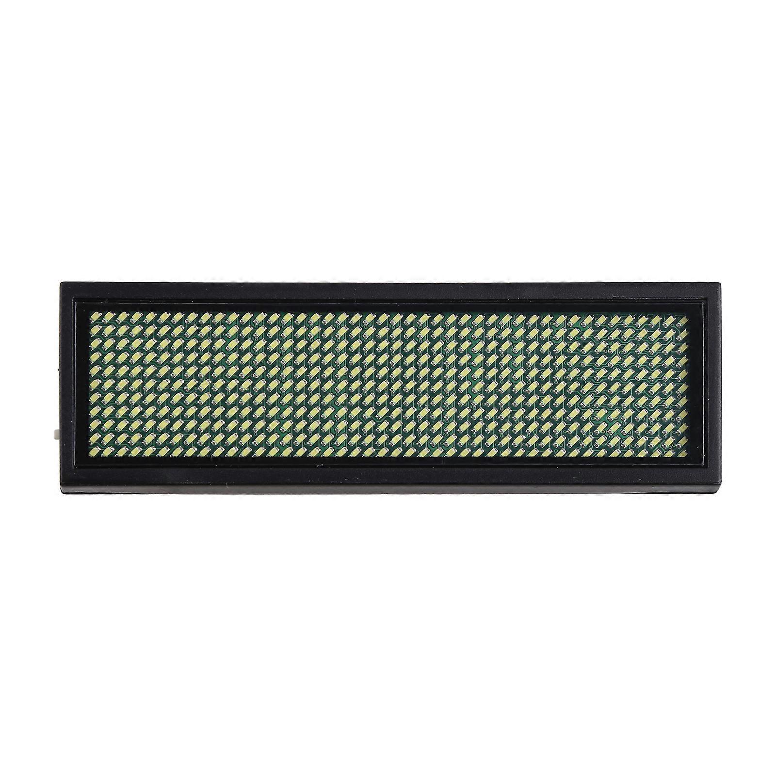Étiquette nominative à LED 44 x 11 pixels, écran de carte de visite à LED rechargeable avec programmation USB, affichage numérique pour restaurant, blanc