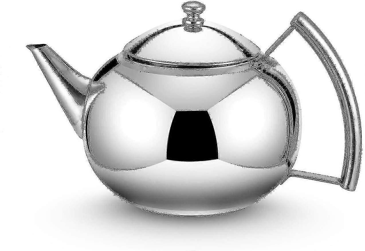 注入器が付いているティーポットゆるい茶葉2リットルのステンレス鋼の茶の鍋のコーヒー水小さいやかんフィルターセット暖かい茶釜のストーブトップの誘導ストーブのための