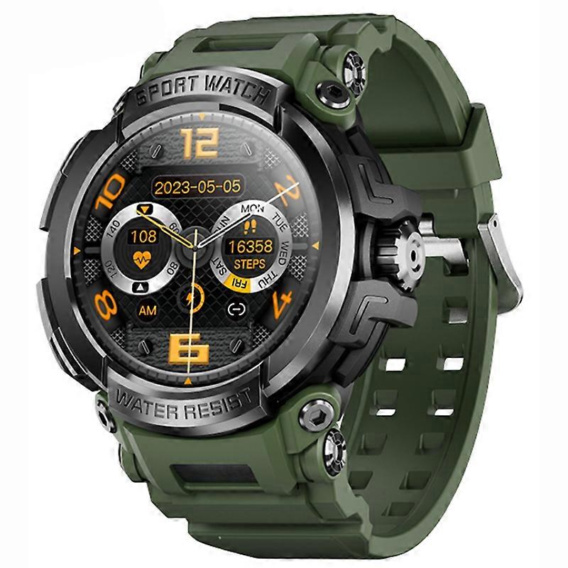 Smartwatch with Bluetooth HD Calling, Blood Oxygen and Heart Rate Monitoring, Sedentary Alerts, Health Tracking, and Multiple Sports Modes(Green)