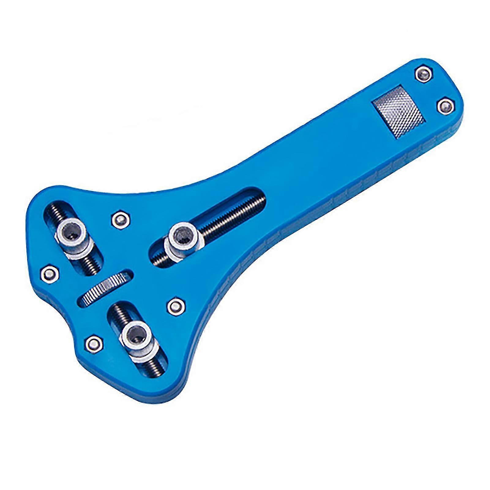Watch Case Opener Tool Solid Adjustable 3 Claws DIY Watch Back Cover Remover Open Wrench for Battery Replacement