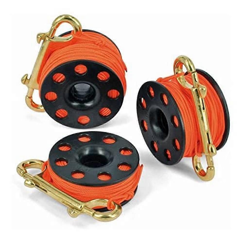 ml0060or Reel, Diver Unisex – Adult, Black, 15 Metres