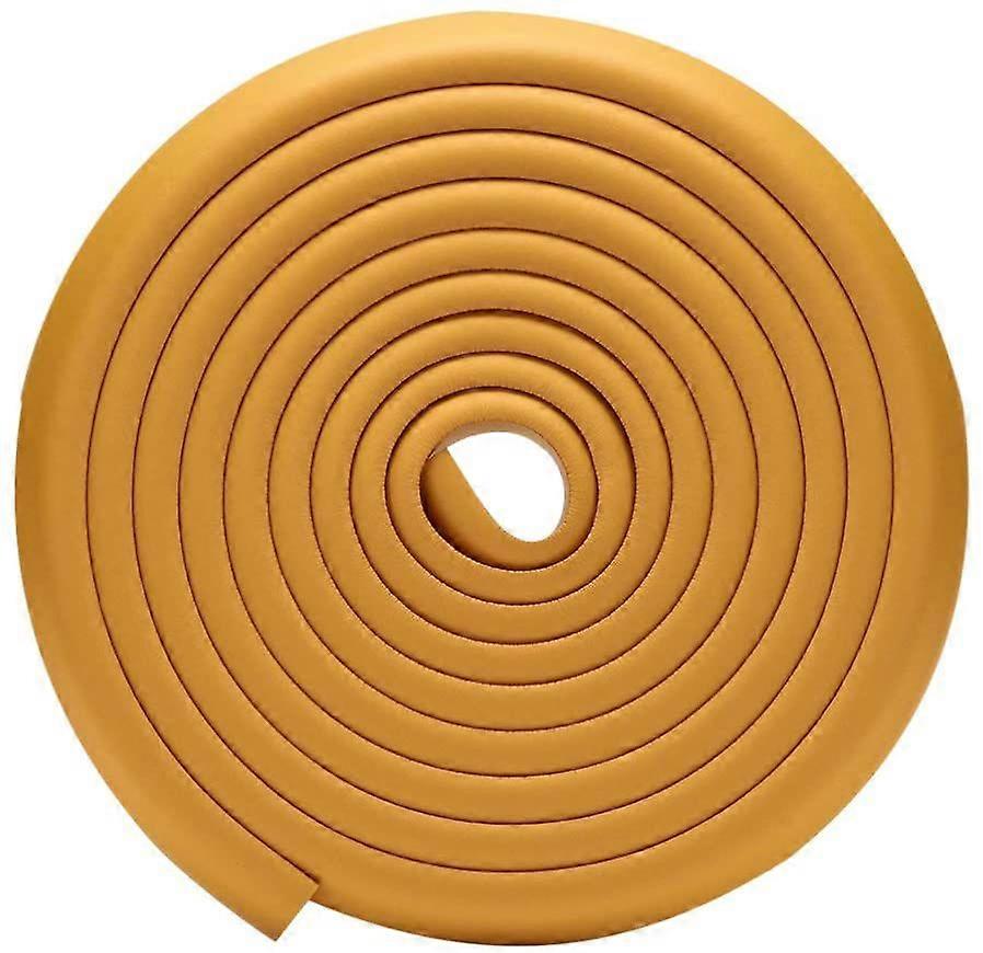 Furniture Soft Table Edge Guard Baby Protector Anti Collision Protector Strip (Wood Color, 6M)