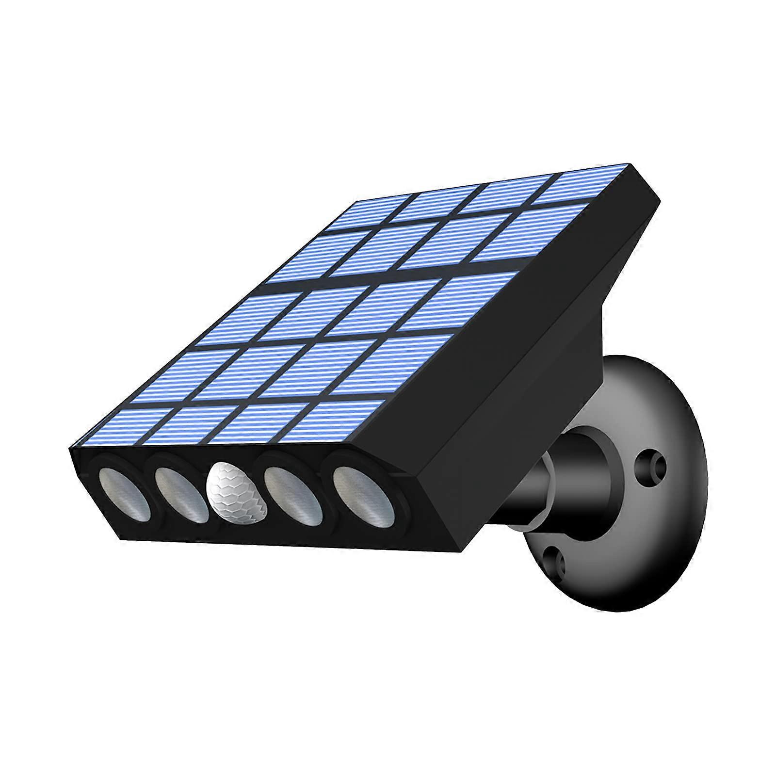 Fake Camera Shape LED Solar Powered Lawn Light with PIR Motion Sensor for Outdoor Garden Pathway Lighting White