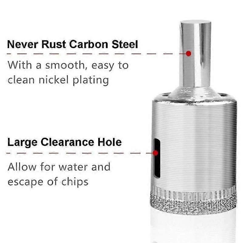 Glass Drill Bit Set- Drill Bits Glass Hole Saw Bottle Extractor Remover Tool