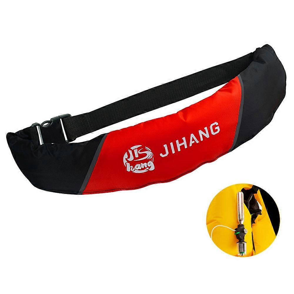 JIHANG Automatic Inflation Portable 600D Nylon Inflatable Belt Fishing Emergency Flotation