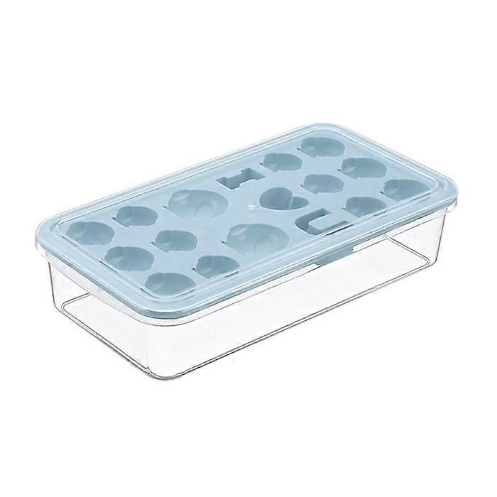 Creative DIY Home Ice Cream Mold Ice Lattice Penguin Shape Homemade Ice Cubes with Lid Ice Box