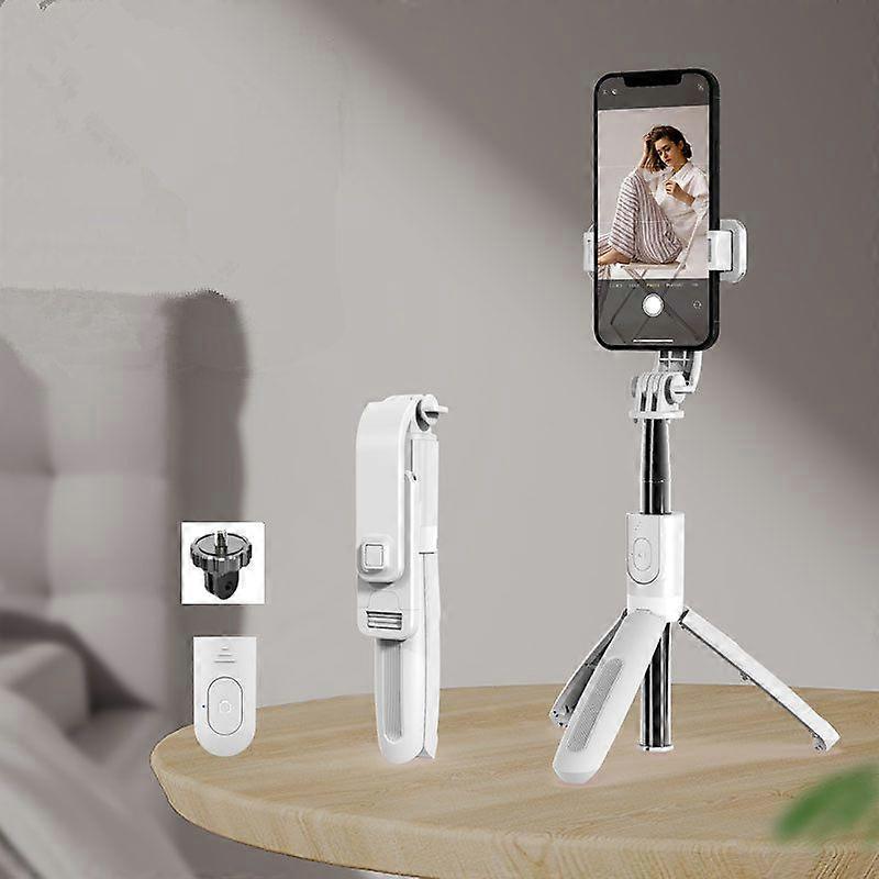 100CM Aluminum Mini Selfie Stick Tripod Phone Tripod Stand with Bluetooth Remote for iPhone 14 13 12 Samsung GoPro Action Camera