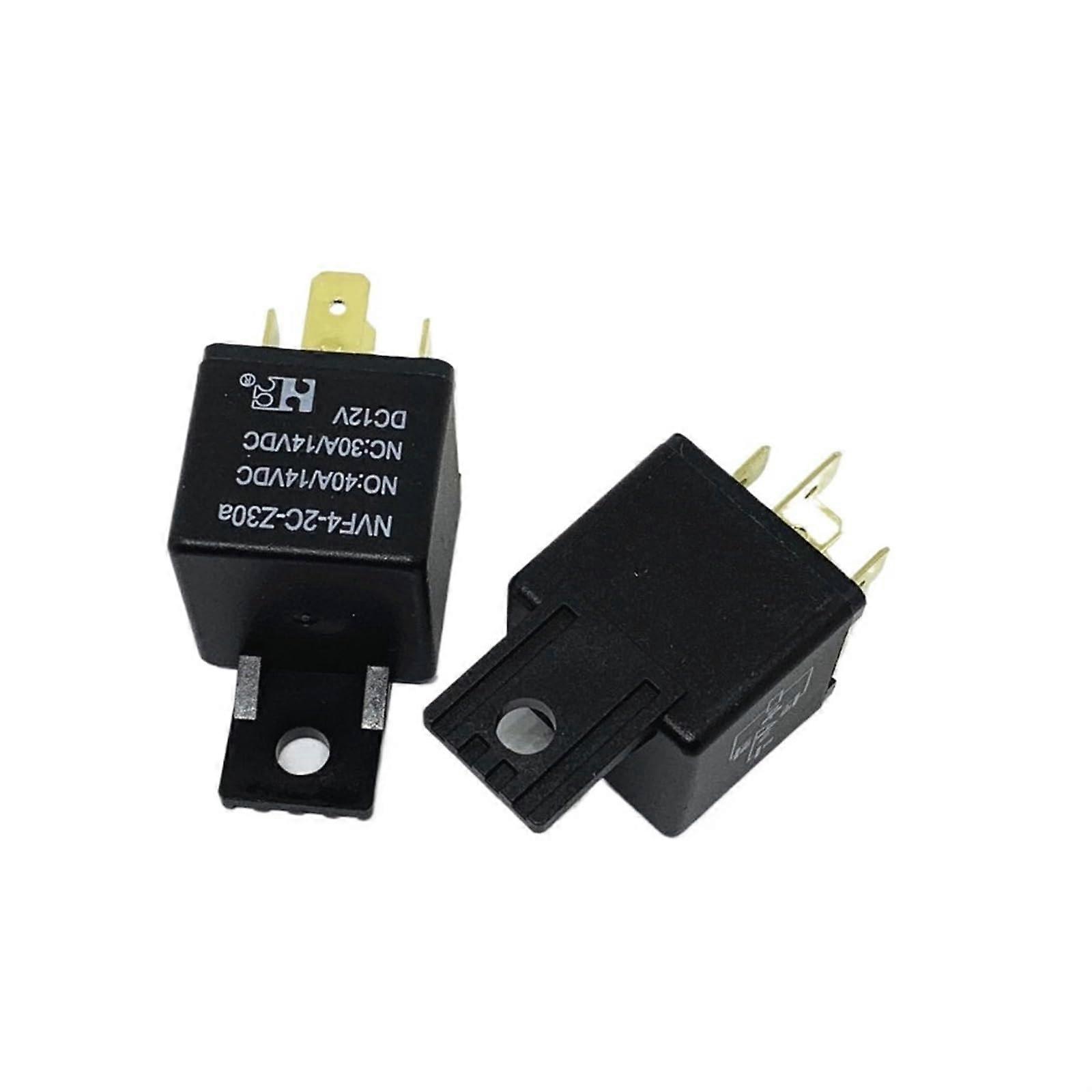 5PCS/lot Automobile Relay NVF42CZ30a NVF42CZ30aDC12V DC24V NVF4 2C Z30a 40A 30A 4PIN Alarm car Relay(NVF42CZ30a DC24V)