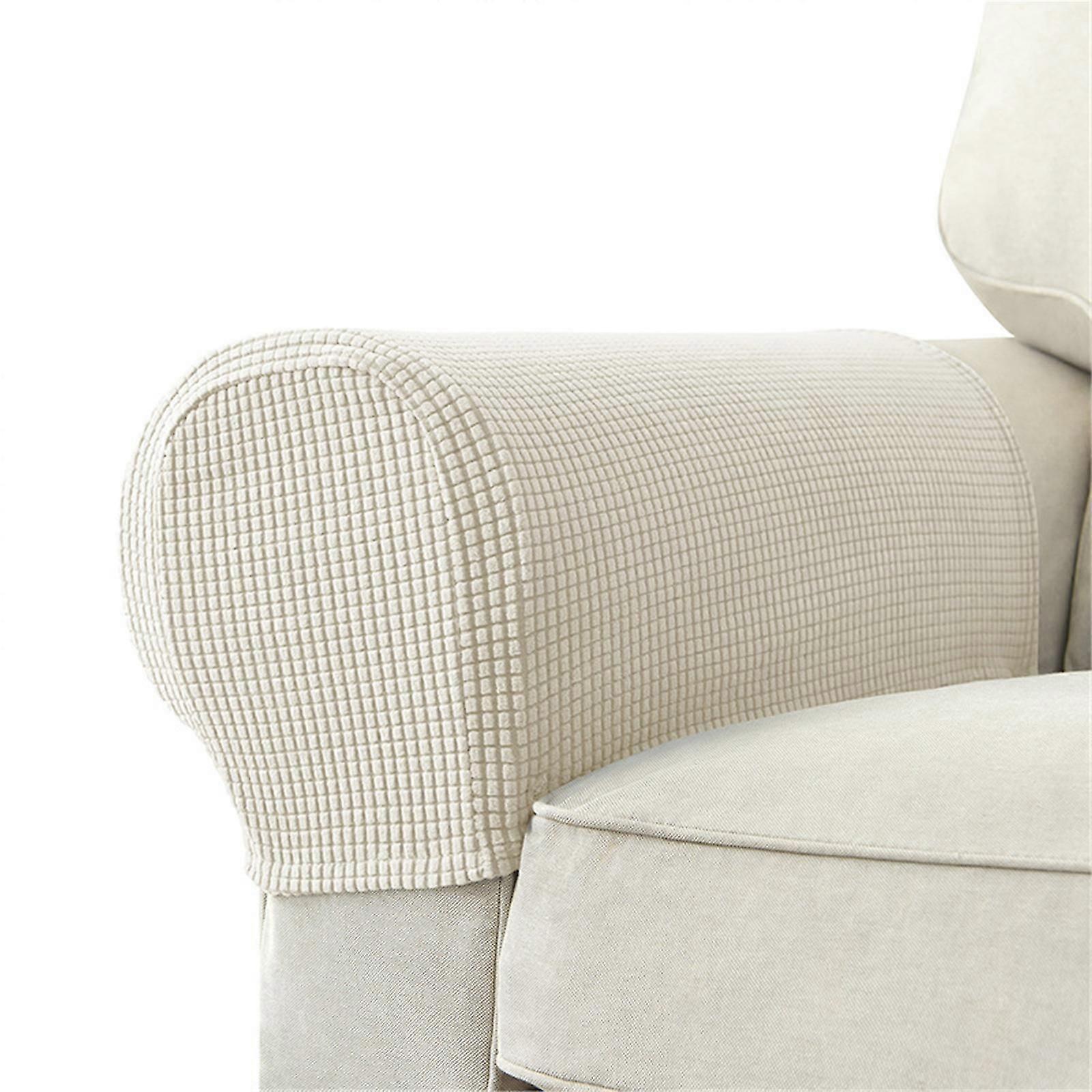 Soft Touches Sofa Armrest Covers Chair Arm Covers, Durable and Colorfast Sofa Armrest Protection, Fit Most Sofas Turquoise Blue