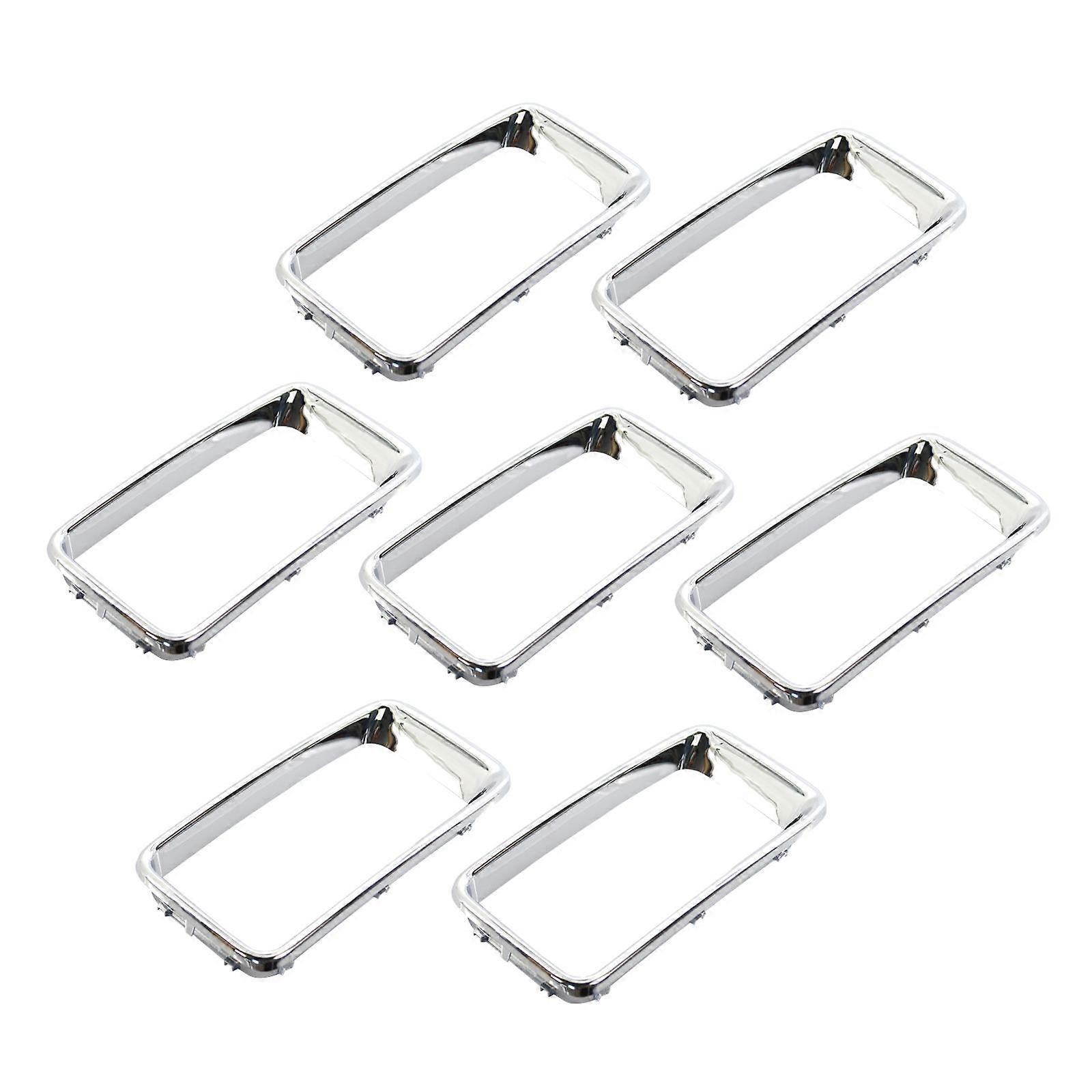 7 Pieces Auto Car Front Grille Grill Kit Inserted Ring Replacement 2014 2015