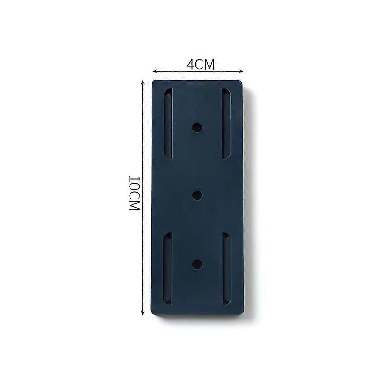 Wall-Mounted Plug Fixer Sticker Punch-free Home Self-Adhesive Socket Fixer Cable Wire Organizer Power Strip Holder