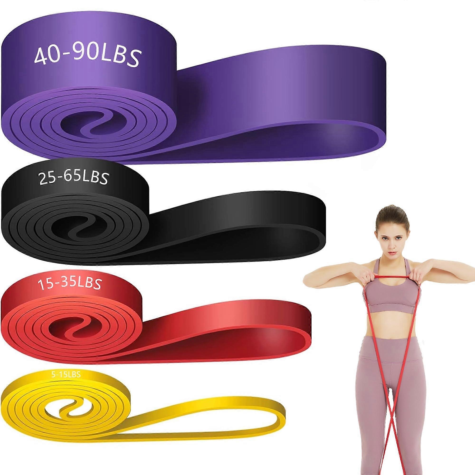 Pull Up Assistance Bands Resistance Set, Multi-Level Resistance Loop Bands for Strength Training, Fitness and Stretching