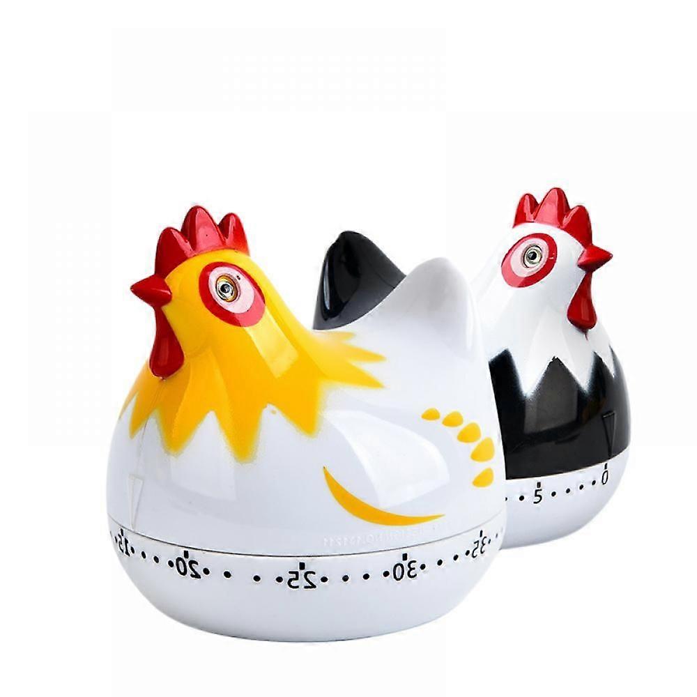 2 Paack Cooking Timer Oven Timer, Kitchen Timer Boiled Egg Timer Egg Timer for Kitchen for Cooking for Home Baking(White and Black)