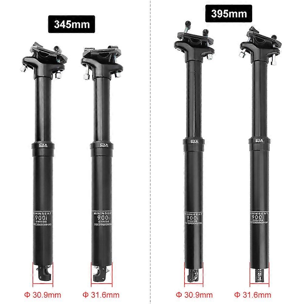 30.9mm/31.6mm Mountain Bike with Adjustable Height MTB Controlled Hydraulic Seatpost Remote Internal Inner Cable Routing Bicycle Seat Post