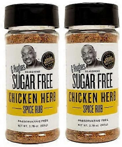 G Hughes Sugar Free Chicken Herb Spice Rub Seasoning 2 Pack