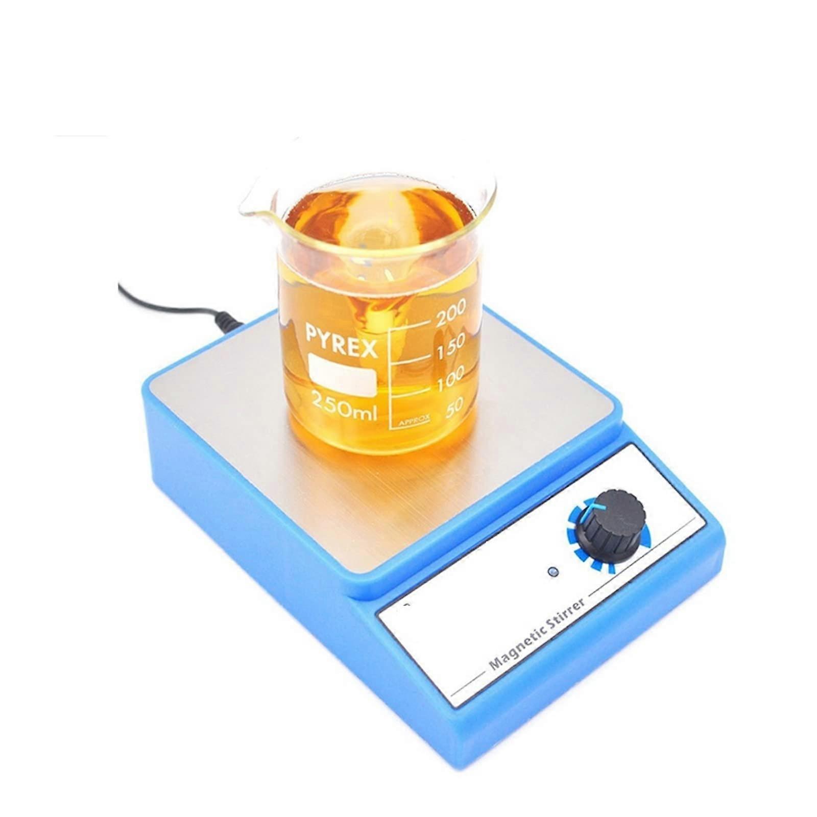 Magnetic Stirrer Mixer with Stir Bar for Laboratory Use, Adjustable Speed, Compact Design for Research, Agriculture, and Medicine