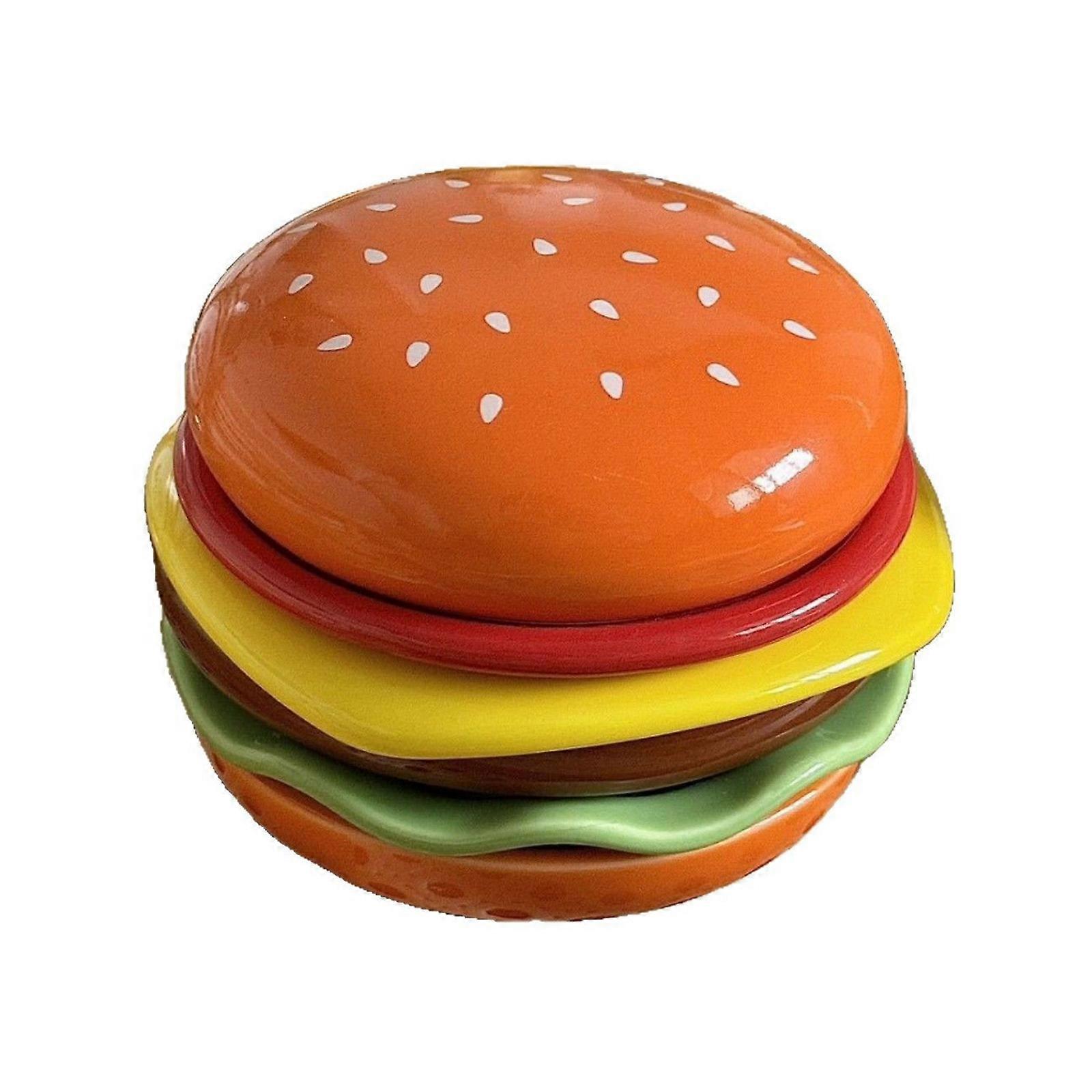 Convenient 6 Layer Ceramic Serving Plates For Burgers Snacks Parties Food Stackable Durable Kitchen Essential Gift