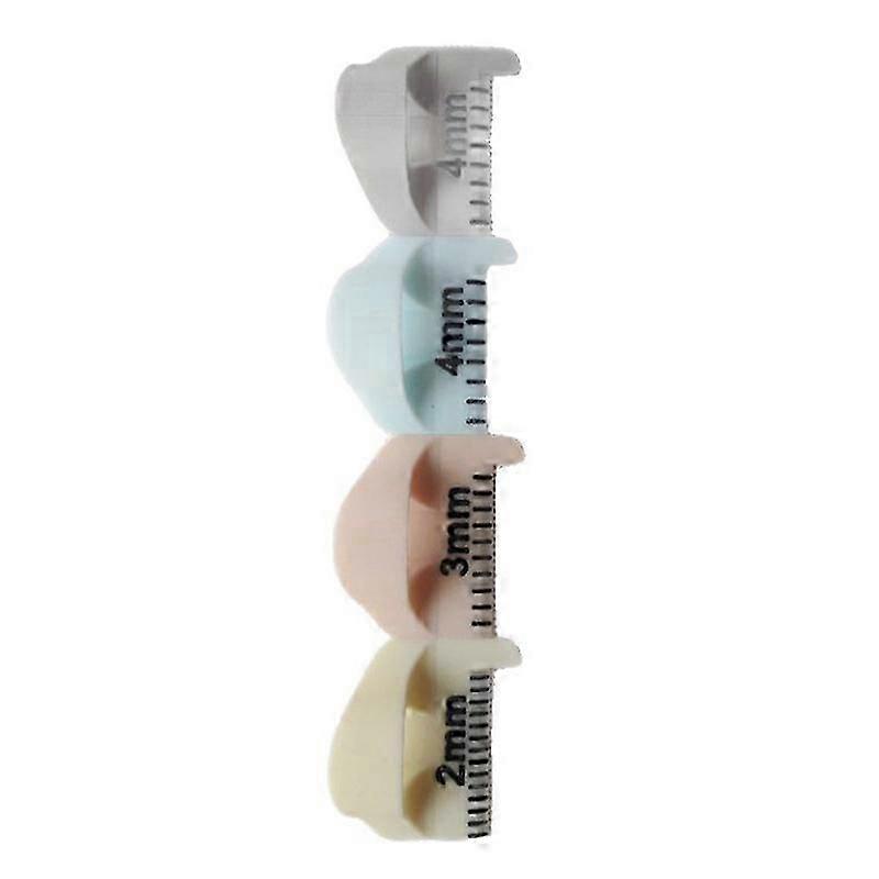 Sewing Needle Gauge Measuring Tool Finger Ruler Sewing Template For Equal Stitches Finger Protector DIY Stitching Guide Tool