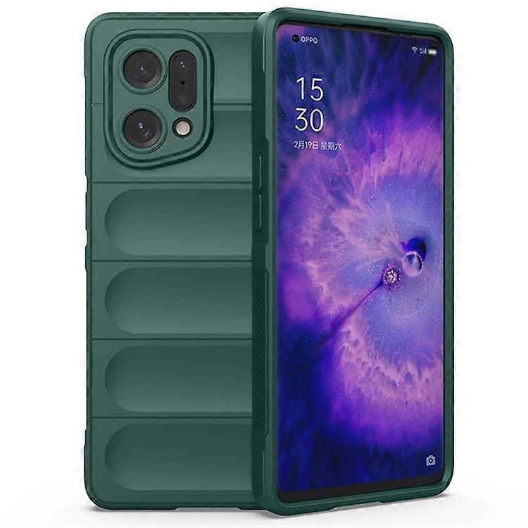 Compatible For Oppo Find X5 Shockproof Flexible Soft TPU Anti-slip Edge Cell Phone Protector Rugged Back Case