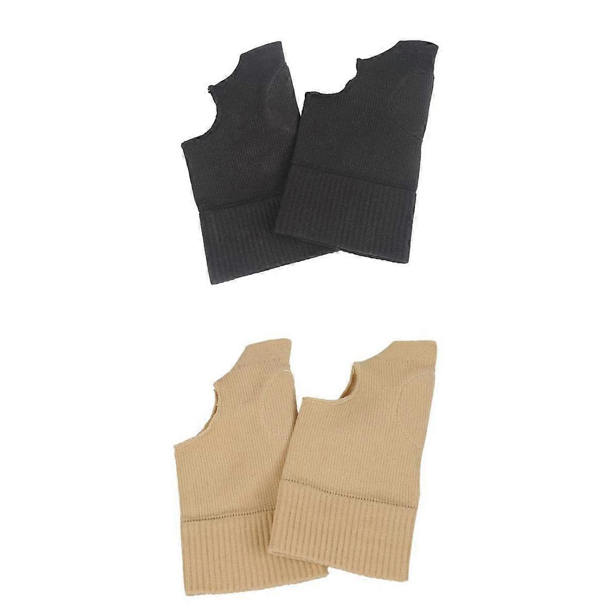 4 Pcs Breathable Wrist black