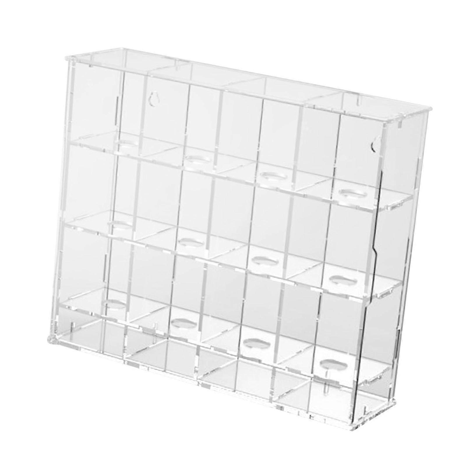 Golf Ball Display Case Cabinet Wall Mounted Protection Golfer's Gift Clear Table