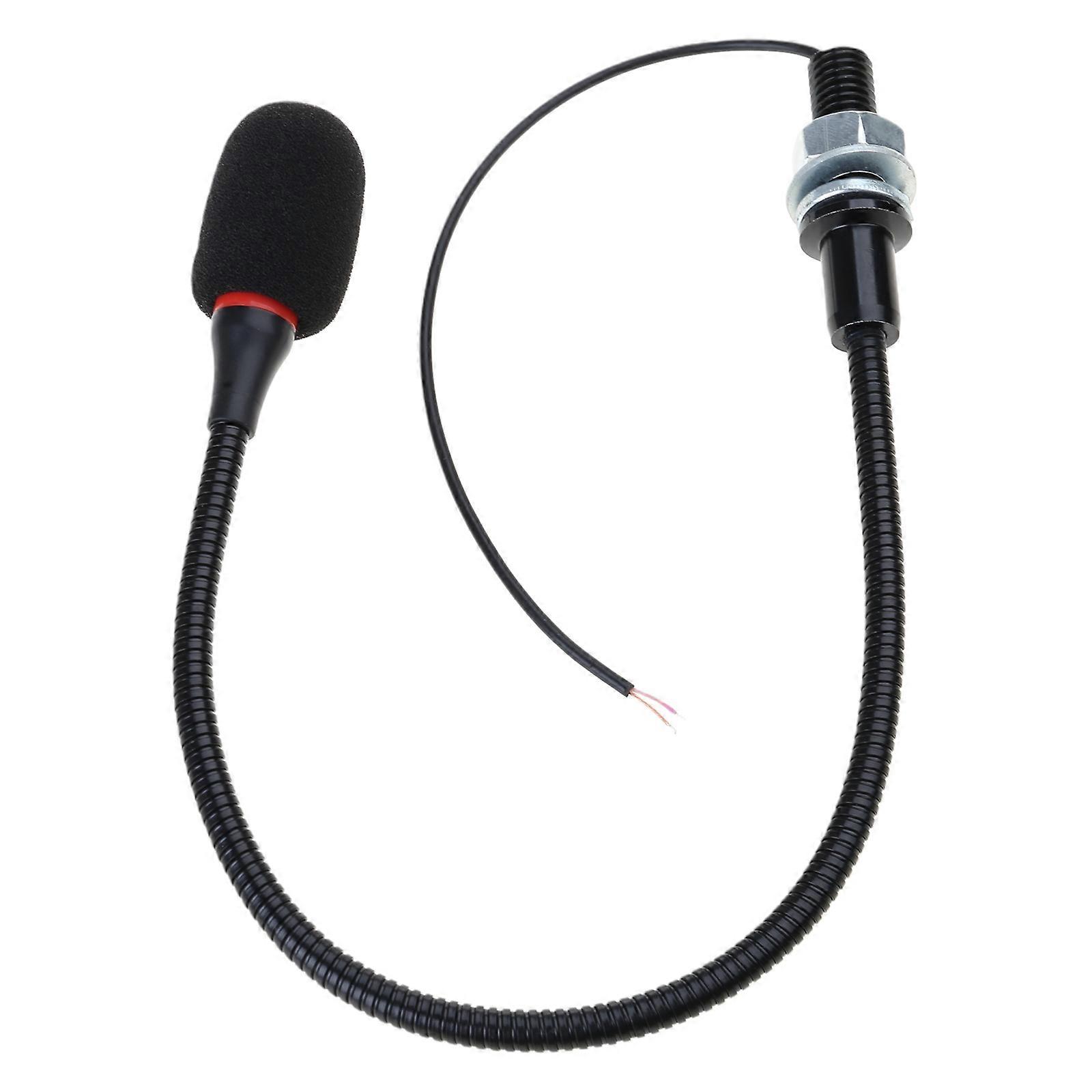Conference Microphone with Unidirectional Pickup Feature, Flexible Gooseneck Microphone for Buses and Meeting Room