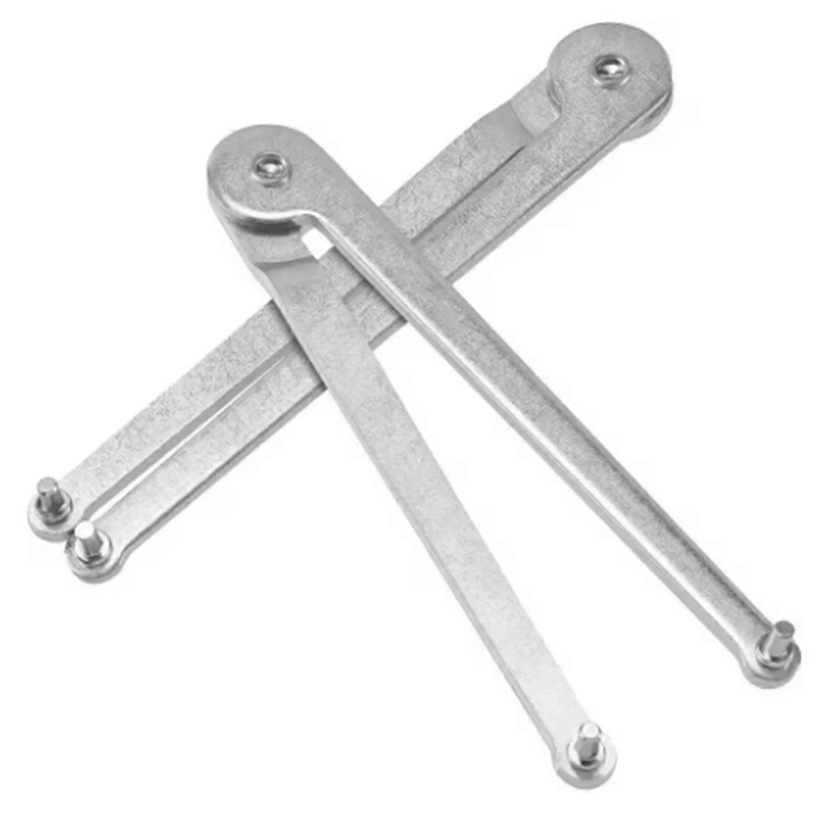 Universal Adjustable Angle Grinder Wrench Pin Wrench, Hand Wrench Pin Pliers Round Nuts Suitable fo