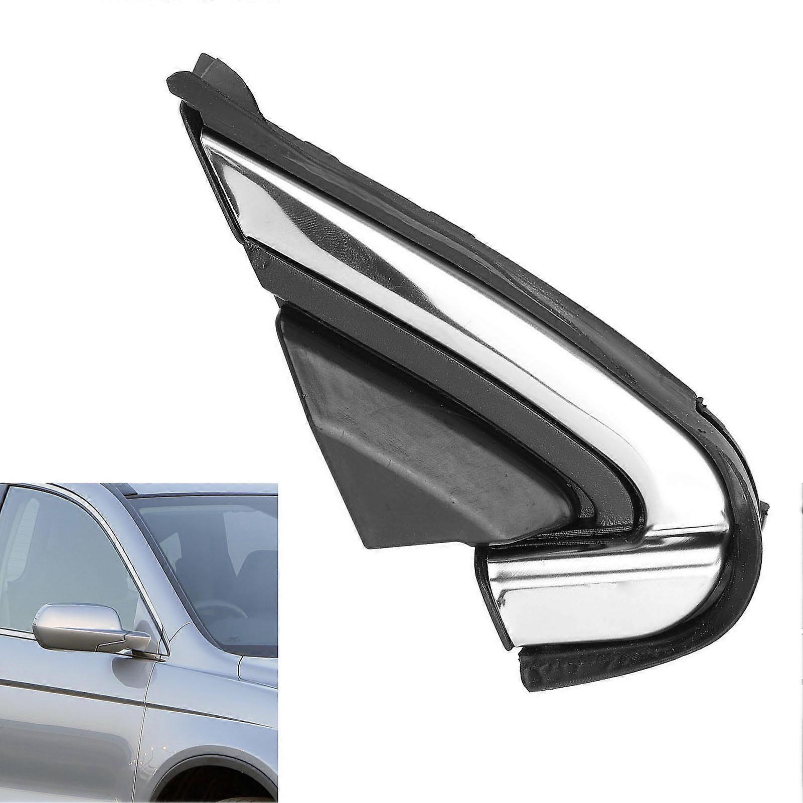 Mirror Corner Triangle Pillar Trim Cover with Chrome Strip Stylish Look Protective for CR-V CRV RE Third Generation 2007 to 2011 Right: 75490-SWA-J01