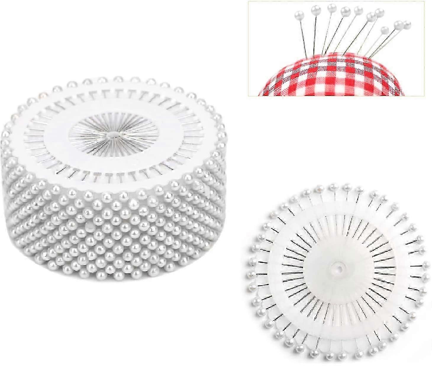 Long Round Straight Pins with Pearl Head Decorations for DIY, 480pcs
