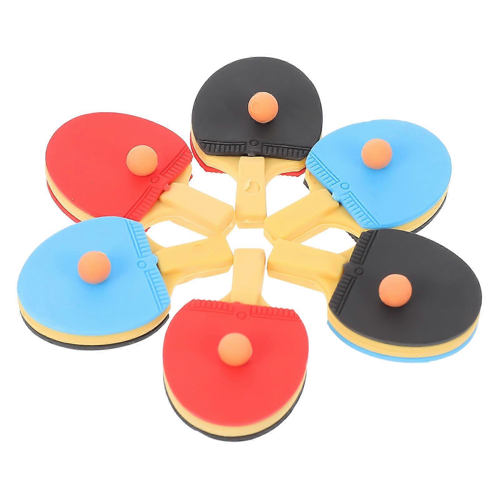Compact Table Tennis Set, Great for Miniature Enthusiasts and Decor