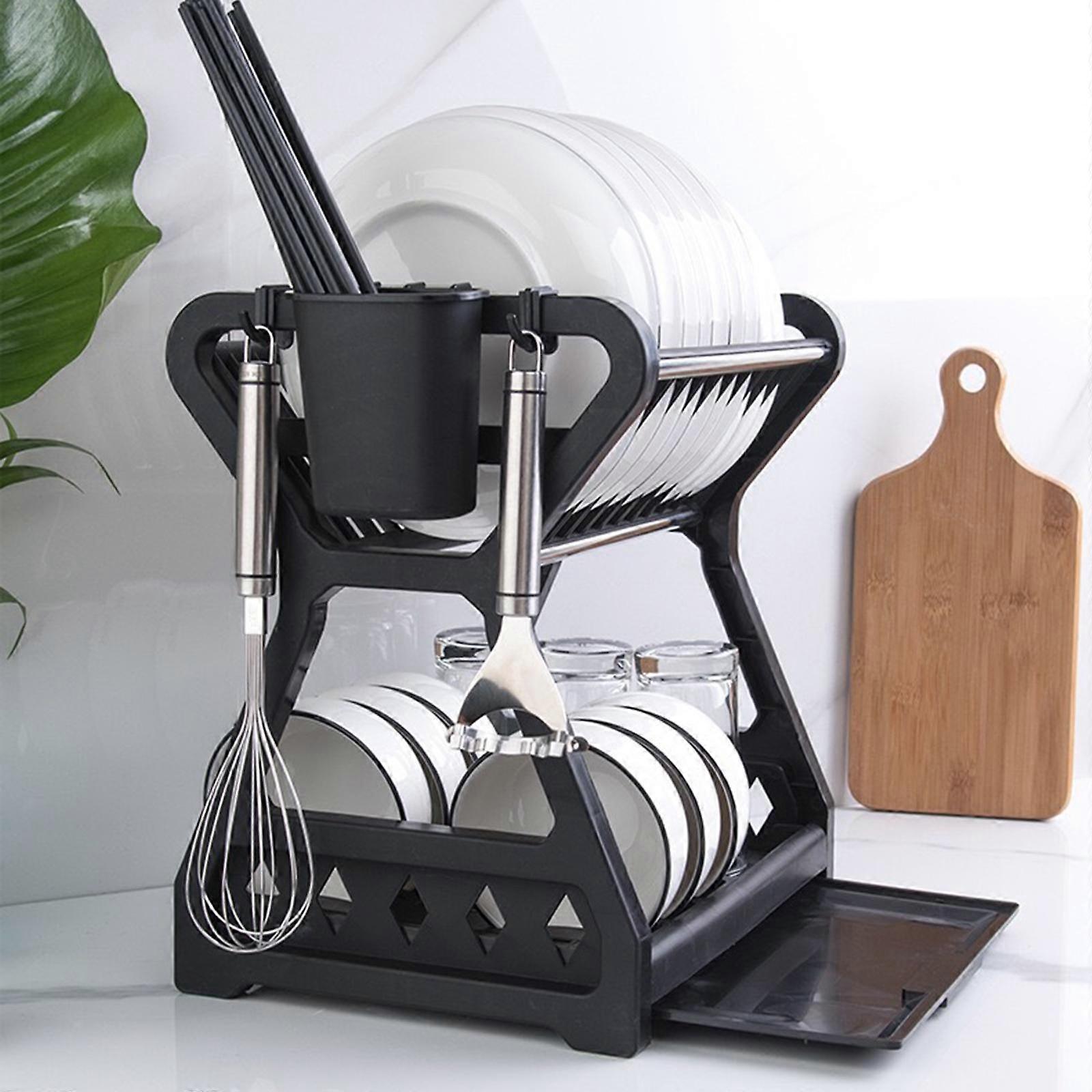 Dish Drying Rack Dish filter Multifunctional for Countertop
