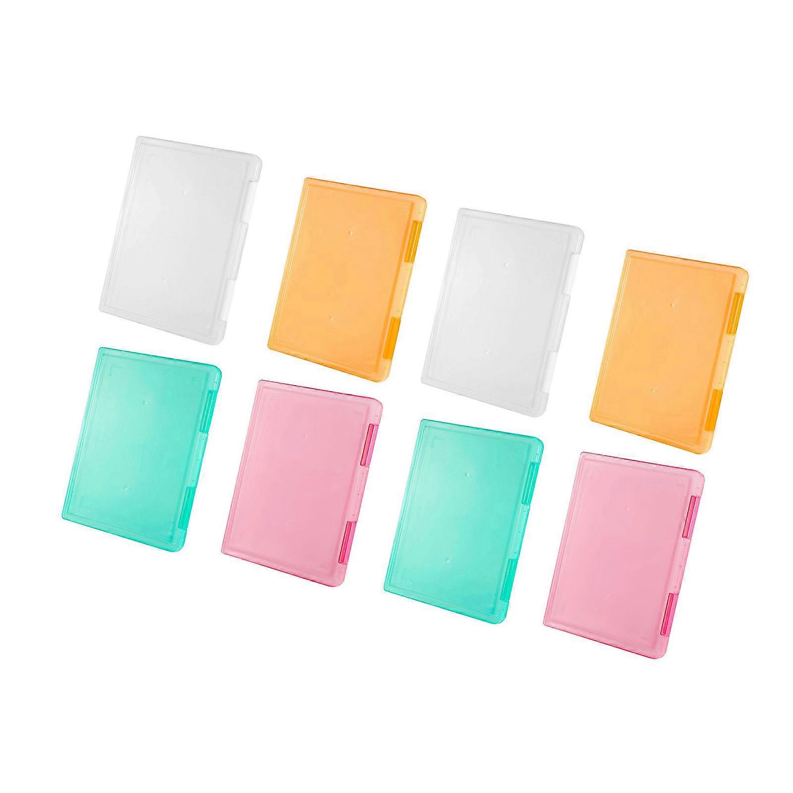 Letter Paper File Project Case File Storage Box Documents Holders for Office School Scrapbooking File Storage Containers Multicolor