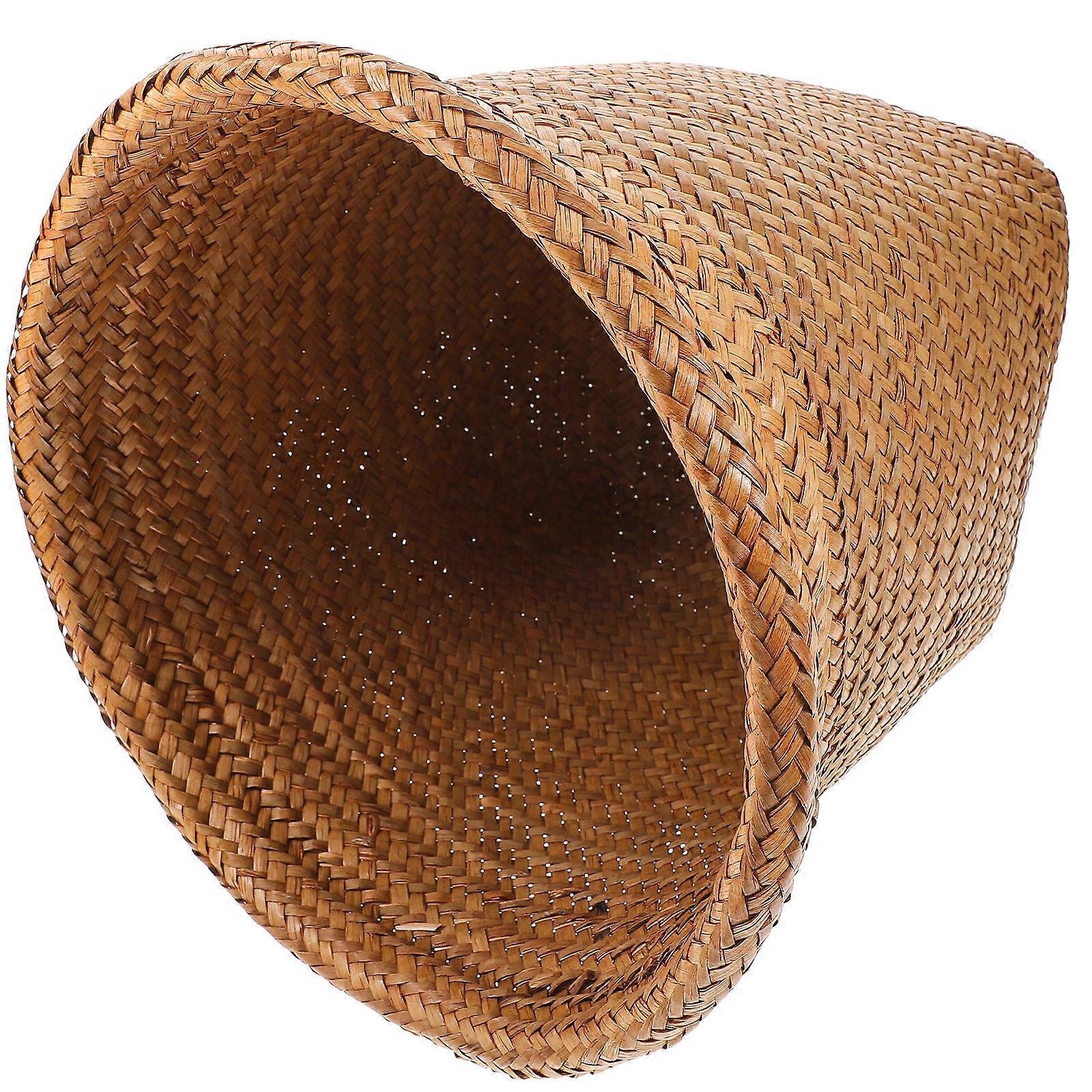 Orange Synthetic Wastebasket for Home Office Use with 1Pc Size 12.5x18x23cm